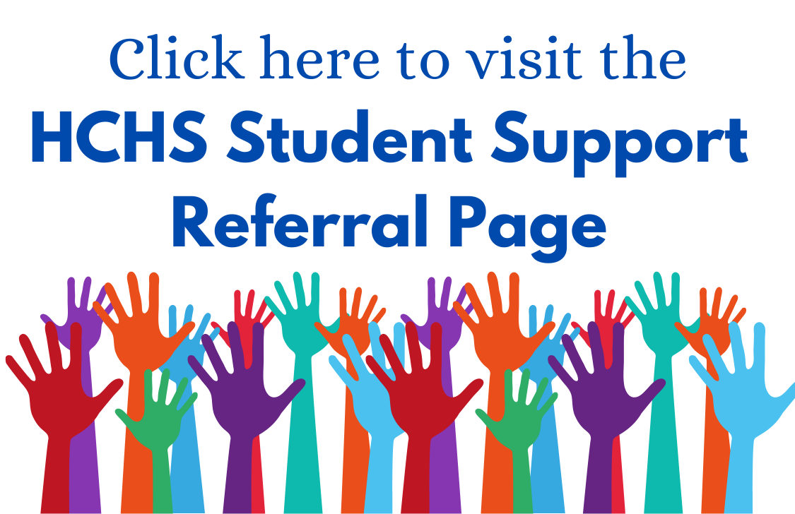 HCHS Student Support Referral Page button